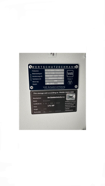 Wertschutzschrank DRESDEN 50 gebraucht