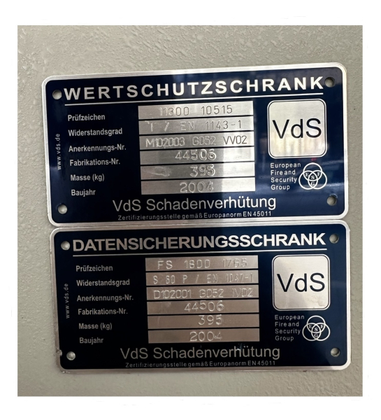 Brandschutztresor Wuppertal 7 - gebraucht