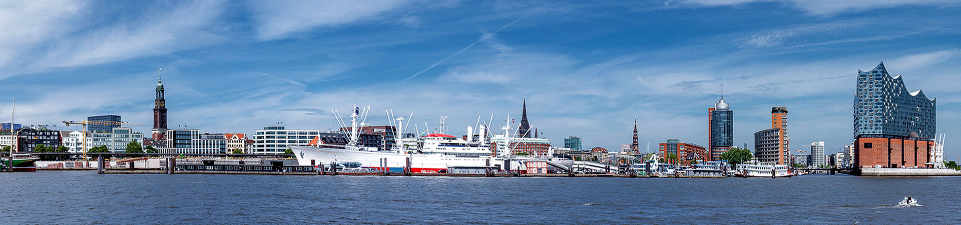Hamburger Hafencity und Elbphilharmonie